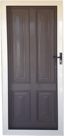 Stainless steel doors